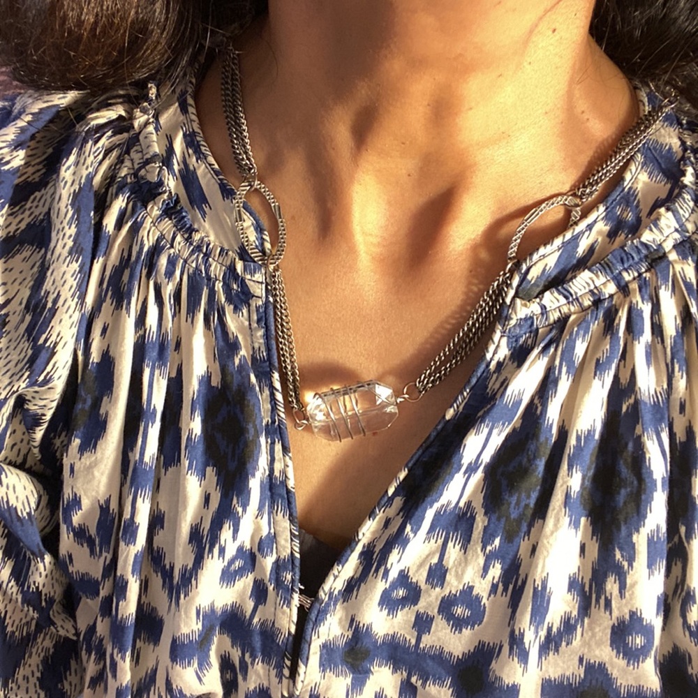 Beautiful gunmetal vintage chain